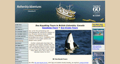 Desktop Screenshot of mothershipadventures.com